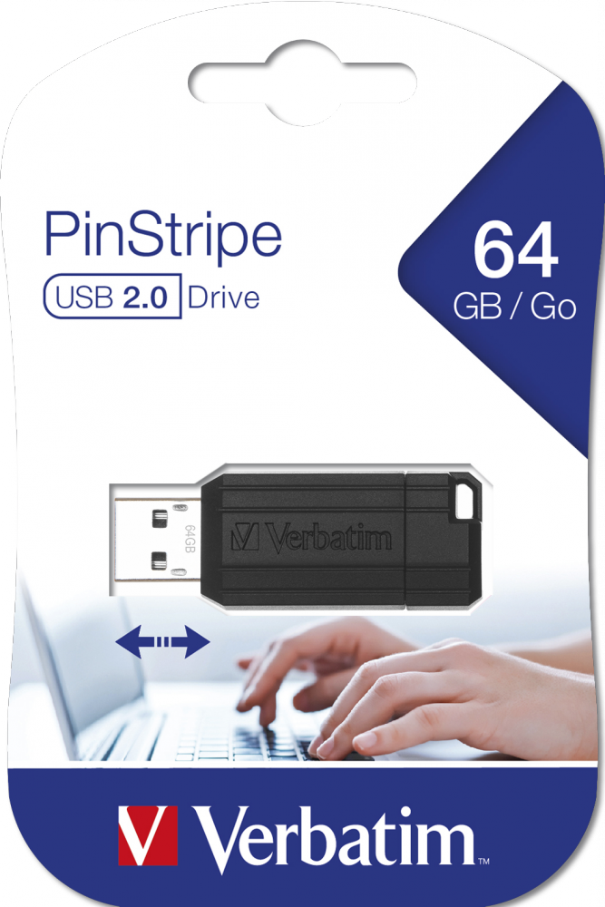64GB Verbatim Pinstripe 2.0