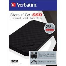 Verbatim External SSD 256gb USB 3.2