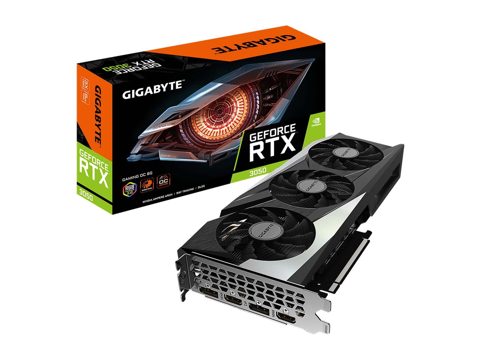 GigaByte GeForce RTX 3050 OC , PCI-E 4.0 8GB