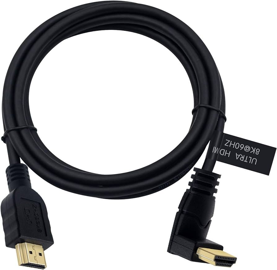 Cable HDMI  M/M 90 degrees 1.8m