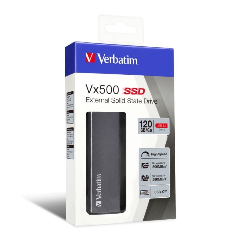 Verbatim 120GB Vx500 External USB 3.1
