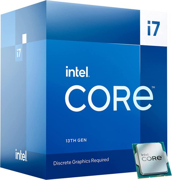 CPU Intel Core i7-13700F Raptor Lake 16-core e1.GHz LGA1700 TRAy