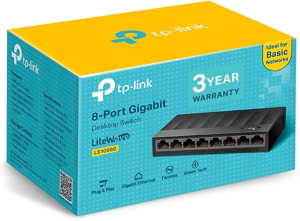 Tp-Link Switch 8 port 10/100/1000 LS1008G