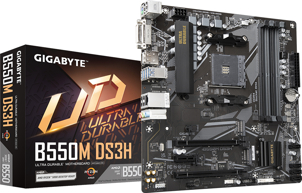 MB Gigabyte B550M DS3H R2 AM4 Ryzen 5000