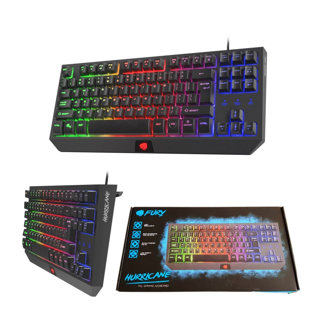 Fury Gaming Hurricane TKLRGB