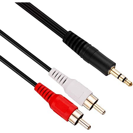 3.5mm to 2xRCA 5m