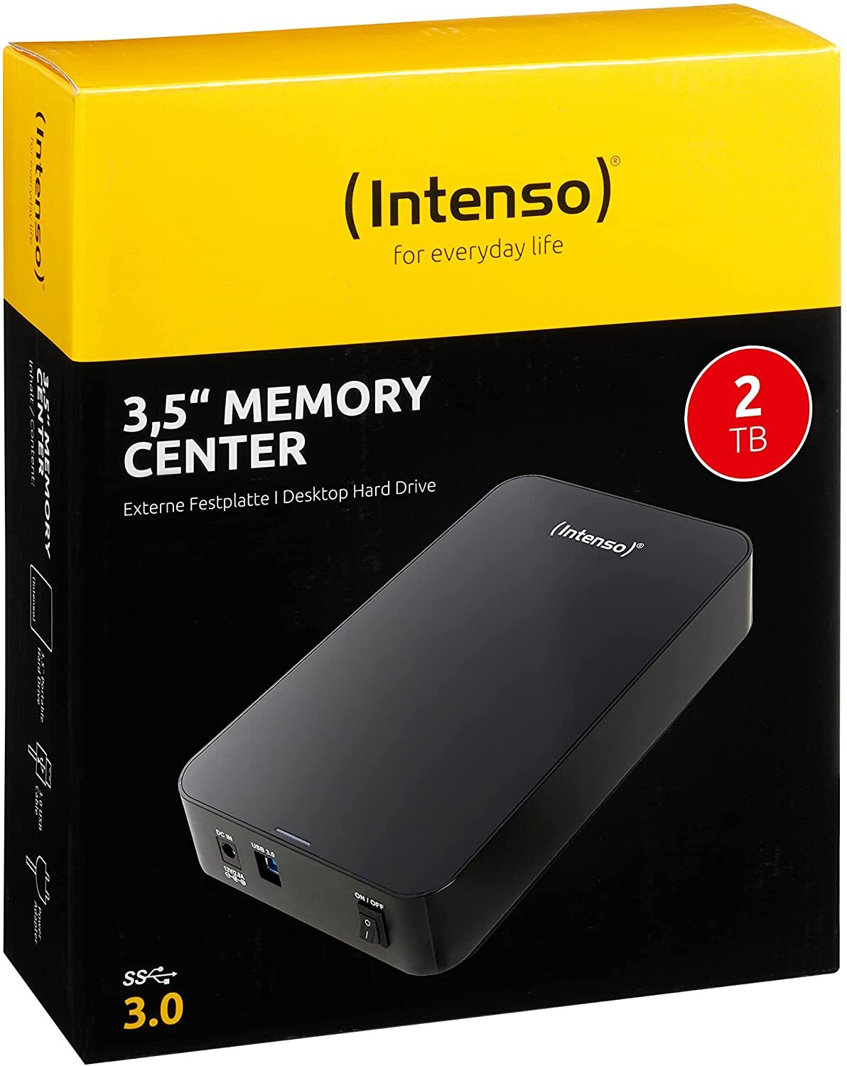 HDD External 2TB Intenso Memory Case
