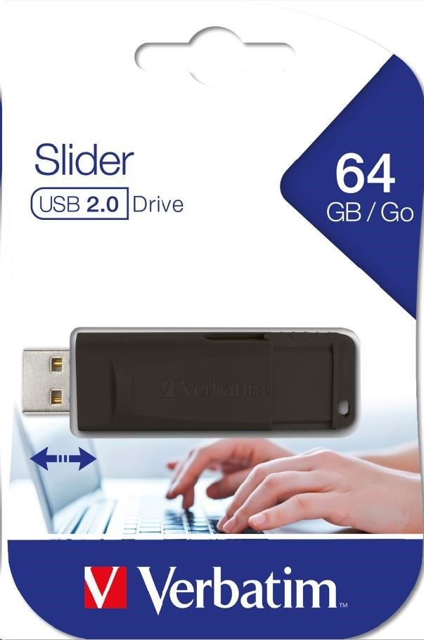 Verbatim Flash Drive 64GB, USB 2.0