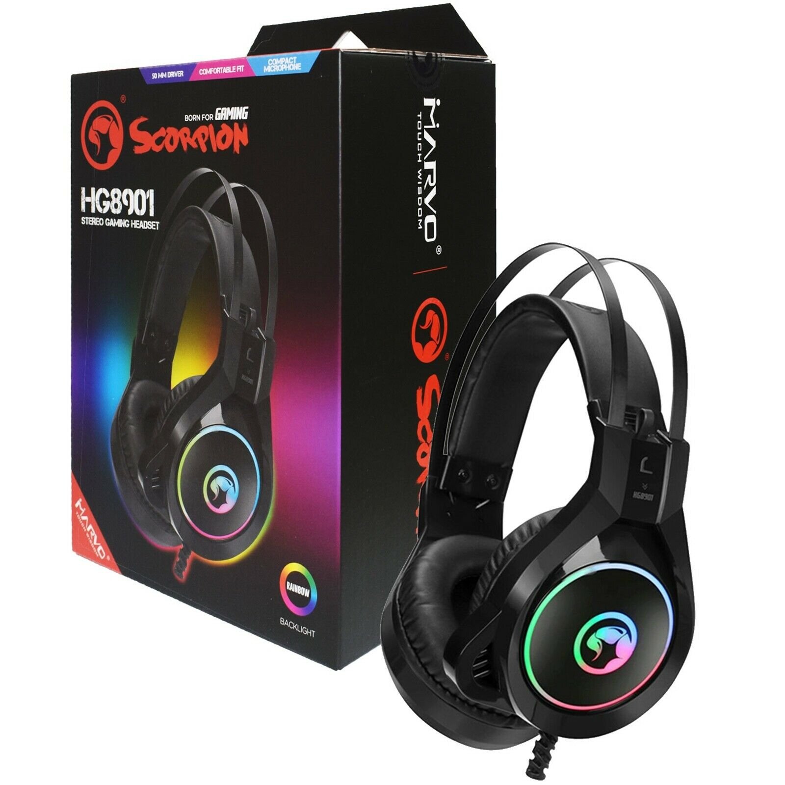 Marvo Gaming Headset HG8901, RGB