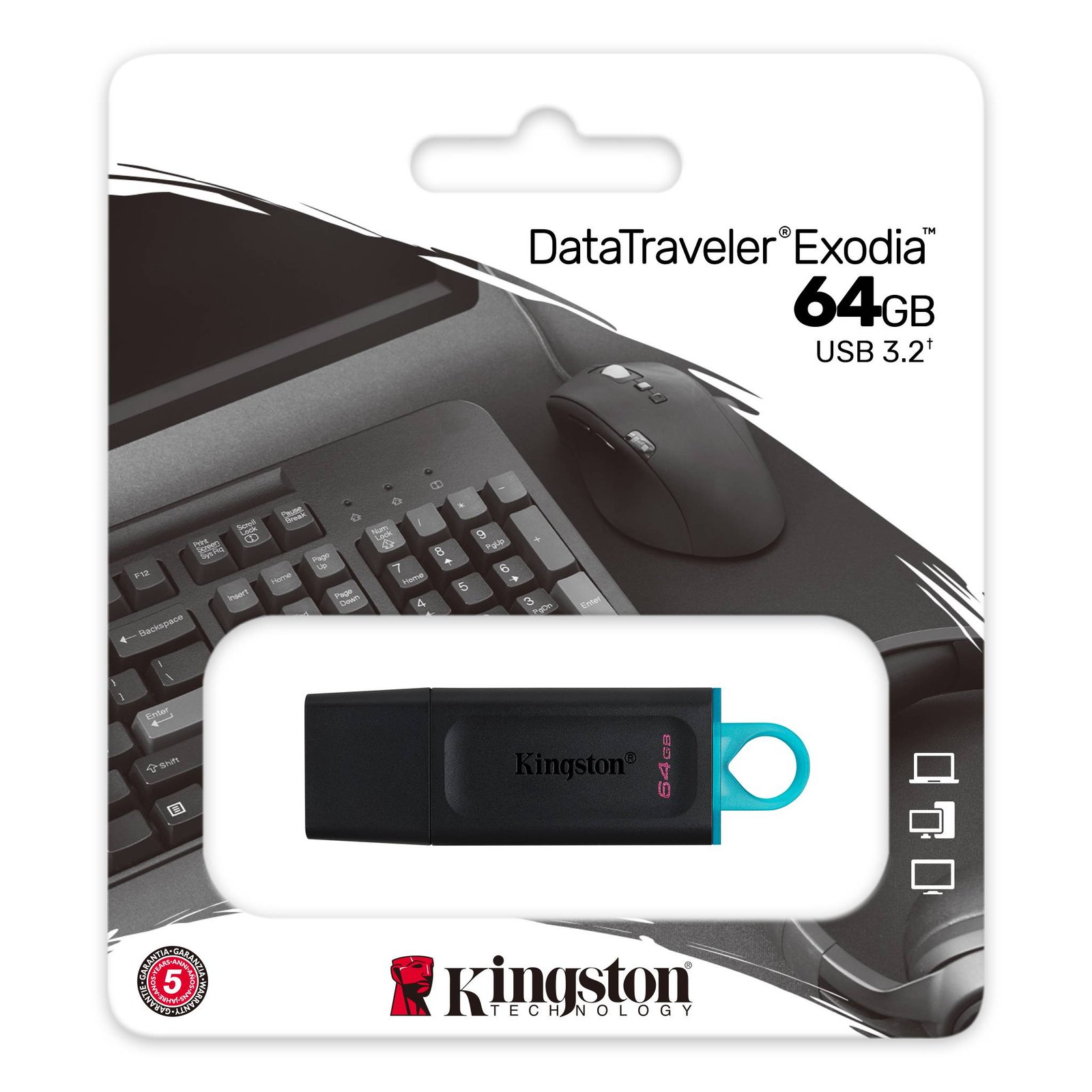 Kingston USB Flash Drive 64GB 3.2 Gen